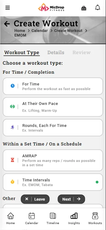 Find or Create the Perfect Workout