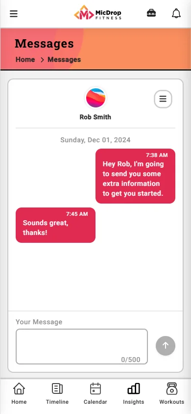 Stay in Contact With Direct Messaging