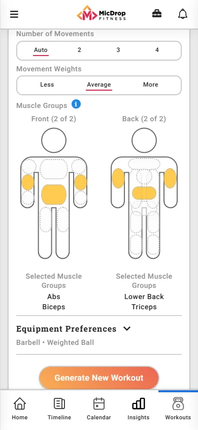 Use the Workout Generator to Customize Your Perfect Workout