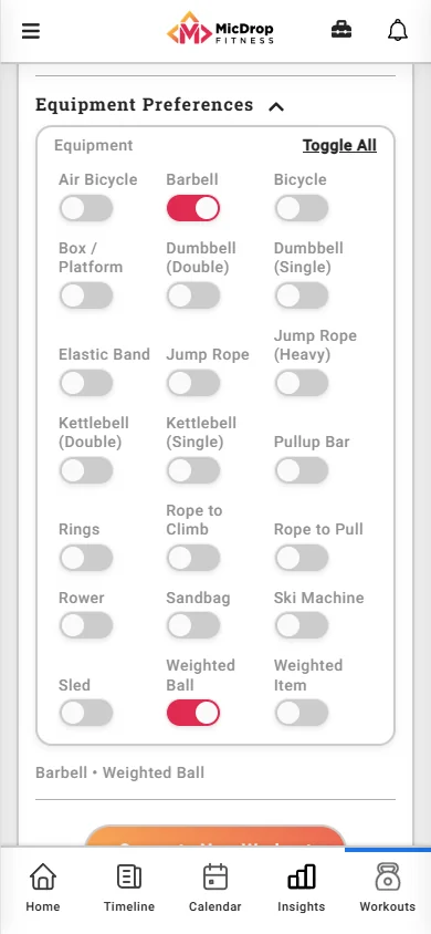 Use the Workout Generator to Customize Your Perfect Workout