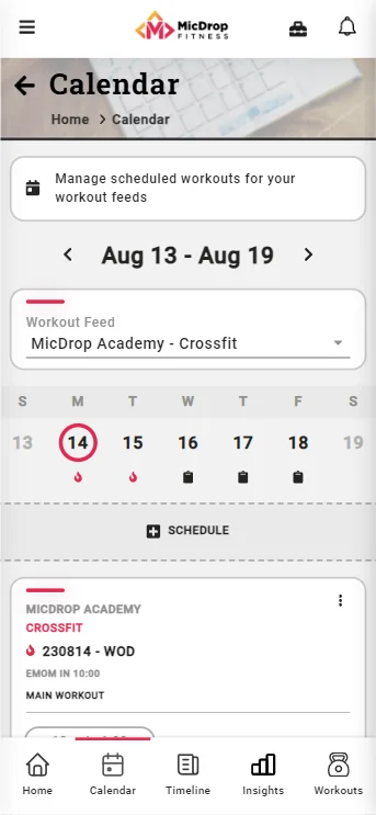 Manage Your Gym & Your Schedule